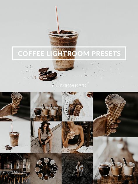ABSOLUTELY STUNNING MINIMAL STYLE WARM COFFEE TONED LIGHTROOM PRESETS. This is a great bundle for minimal style / coffee tone lovers - bright highlights, dark shadows, detailed and rich greys and browns. Low saturation blues, reds, and yellows. Coffee toned style warm tones lightroom presets. #lightroom #presets #lightroompresets #photoshop #instastyle #photoediting #coffeestyle Lightroom Coffee Preset, Coffee Lightroom Preset, Lightroom Presets Brown, Bright Highlights, Lightroom Presets Tutorial, Free Photoshop Actions, Beginner Photo Editing, Lightroom Filters, Coffee Fashion