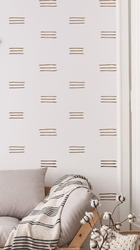 JEAN - Scandinavian Decor Wall Stencil- Modern Allover Wall Stencil – StencilsLAB Wall Stencils Accent Paint Wall Bedroom, Paint Designs On Wall Pattern, Bathroom Stencil Wall, Accent Closet, Diy Wall Stencil Patterns, Boho Wall Painting Ideas, Hand Painted Wall Pattern, Pattern Accent Wall, Hand Painted Accent Wall