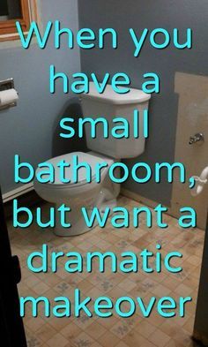 Makeover Kamar Mandi, Small Bathroom Diy, Trending Crafts, Small Bathroom Makeover, Closet Organization Diy, Diy Wall Shelves, Small Bath, Bathroom Update, Bathroom Redo