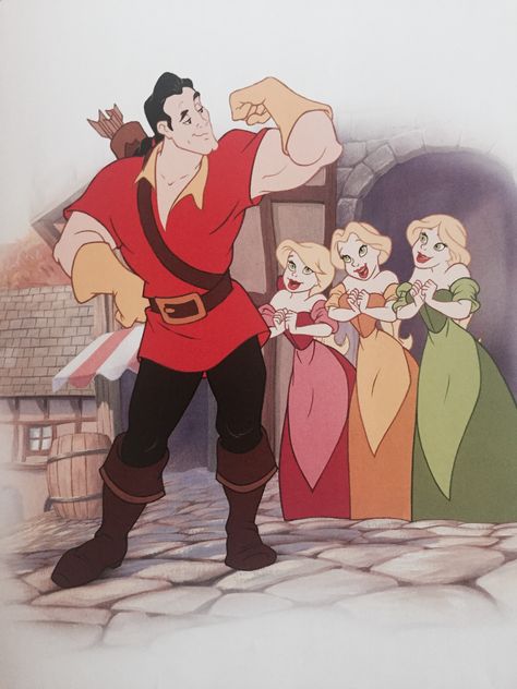 My what a guy that gaston! Disney Wallpaper, Gaston Fanart, Gaston And Belle, Gaston Beauty And The Beast, Disney Descendants, Disney Beauty And The Beast, Disney Pictures, Moon Child, Funny Art