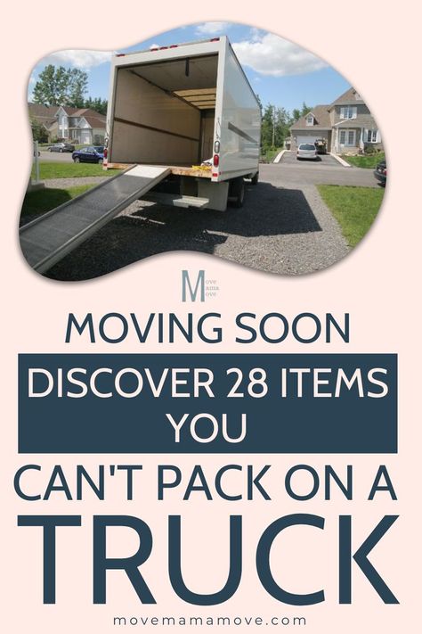 Here is a moving truck with a ramp Packing Garage To Move, How To Pack A Moving Truck, How To Pack For A Move, How To Pack To Move, Packing Tips Moving, Packing For A Move, Moving Essentials, Moving Trucks, Packing Shoes