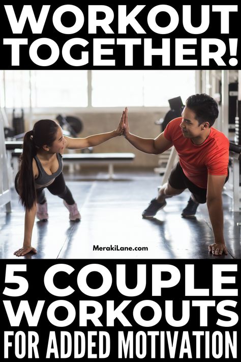 Couples Exercises Together, Husband And Wife Workout Plan, Exercise For Couples, Couples Workout Routine At Home Beginner, Couples Workout Routine At Home, Couple Exercises Together, Couples Working Out Together, Couples Workouts, Couple Workout Together