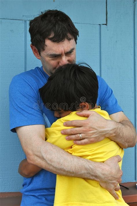 Devoting Dad. A father is hugging his son with tons of love , #AFF, #father, #Dad, #Devoting, #hugging, #love #ad Croquis, Hugging Pose Reference Photo, Platonic Hug Reference, Father Son Reference Drawing, Intimate Hug Reference, Hugging Pose Drawing Reference, Son And Father Drawing, Father Pose Reference, Hugging Tightly Reference