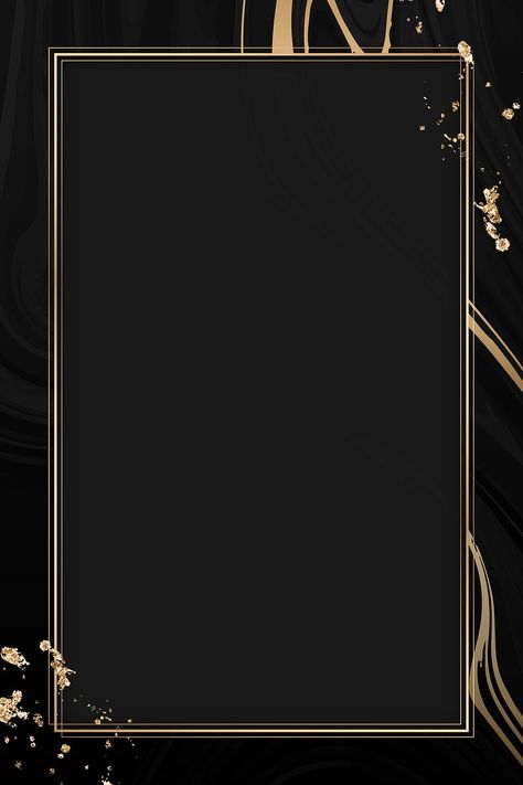 Prom Flyer Background, Frame Edit Aesthetic, Gold Aesthetics, Gold Border Design, Cartoon Frame, Simple Ring Design, Fluid Background, Black And Gold Invitations, Gold Texture Background