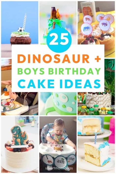 Easy Dinosaur Cake Ideas, Homemade Dinosaur Cake, Dinosaur Cake Easy, Dinosaur Cake Design, Diy Dinosaur Cake, Easy Dinosaur Cake, Dinosaur Party Cake, Dinosaur Cake Ideas, Dinosaur Cakes For Boys