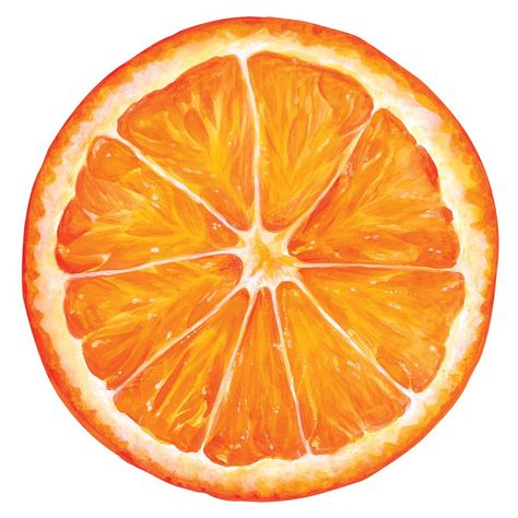 Die-Cut Orange Slice Placemat - The Preppy Bunny Orange Placemats, Cut Orange, Summer Party Themes, Fruits Drawing, Orange Painting, Orange Slice, Die Cut Paper, Fruit Painting, Orange Art
