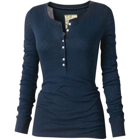 Astrid Henley T-Shirt ($19) ❤ liked on Polyvore Wool Shirts, Blue Button Up Shirt, Cotton T Shirts, Henley T Shirt, Shirts Cotton, Wool Shirt, Cotton Long Sleeve Shirt, Henley Shirt, Cotton Shirts