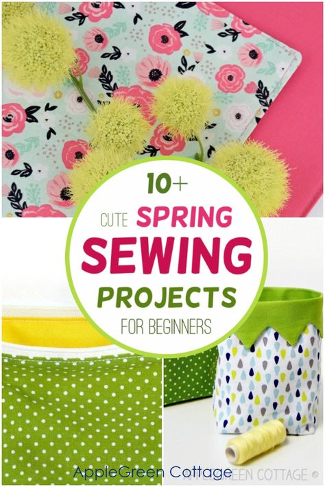 Check out these 14 spring sewing ideas for beginners, and make a project of your own. They are wonderful sewing projects, fun and easy, that can also be used as your Easter home decor - diy Spring placemat, diy spring napkin rings, or diy bunnies, diy birds and bunny pouches - check them all out! Spring Sewing Ideas, Sewing Games, Sewing Easter Projects, Sewing Ideas For Beginners, Diy Bunnies, Easter Sewing Projects, Spring Sewing Patterns, Spring Sewing Projects, Placemat Diy