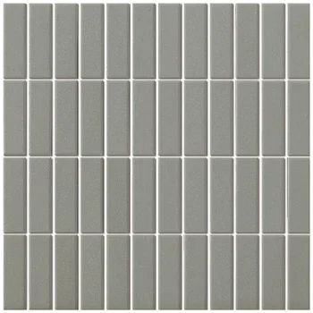 TheMosaicFactory 11" x 11" Micro-beveled Mosaic Tile | Wayfair Flooring Texture, Mosaic Tile Sheets, Grey Mosaic, Mosaic Texture, Mosaic Bathroom, Tile Texture, Grey Tiles, Tiles Texture, Mosaic Flooring