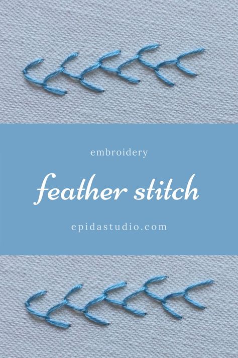 Embroidery Stitches For Crazy Quilts, Embroidery Stitches For Edges, Feather Stitch Tutorial, Embroidery Filler Stitches, How To Fill In Embroidery, Crazy Quilt Stitches Hand Embroidery, Filling Stitches Embroidery, Embroidery Feather Stitch, Feather Stitch Embroidery Design
