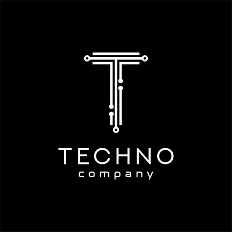 Letter T Tech Logo, For modern technology companies Logo For Software Company, Logo For Technology Company, Website Design Logo, Tech Company Logo Design, It Logo Technology, Gadget Logo Design, Technology Logo Design Tech, Logotype Technology, Technology Logo Inspiration