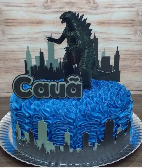 Godzilla Birthday Party Cake, Godzilla Cake Ideas, Godzilla Birthday Party Decorations, Godzilla Party Ideas, Godzilla Cake Topper, Godzilla Cakes, Godzilla Birthday Cake, Godzilla Cake, Godzilla Party