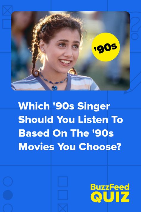 Which '90s Singer Should You Listen To Based On The '90s Movies You Choose? Artist To Listen To, 90 Movies, Movies 90s, 90s Artists, What Is An Artist, Famous Musicians, 90s Movies, Quizes Buzzfeed, 90s Music