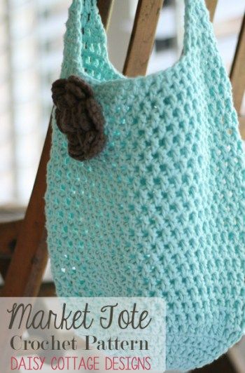 Tote Crochet, Crochet Tote Pattern, Crochet Mignon, Confection Au Crochet, Crochet Simple, Crochet Shop, Crochet Gratis, Crochet Market Bag, All Free Crochet