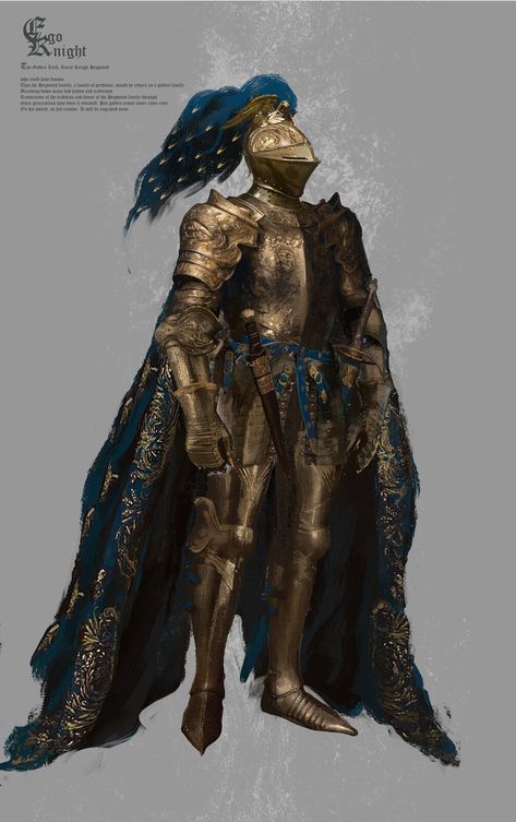 Golden Armour Fantasy Art, Almeria, Golden Fantasy Armor, Golden Warrior Fantasy Art, Armour Design Art, Royal Knight Art, Gold Armor Concept Art, Golden Character Design, Golden Knight Fantasy Art