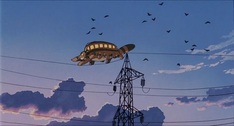 Studio Ghibli Pictures, Ghibli Pictures, Totoro Movie, Anime Computer Wallpaper, My Neighbour Totoro, Chihiro Y Haku, Kiki’s Delivery Service, Ghibli Artwork, I Love Cinema