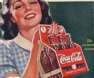 My favorite drink @cocacola 1950’s Aesthetic, New Look Dior, 50’s Aesthetic, 1950s Aesthetic, 50s Vibes, Coca Cola Poster, 50s Aesthetic, Coke Ad, 60s Aesthetic