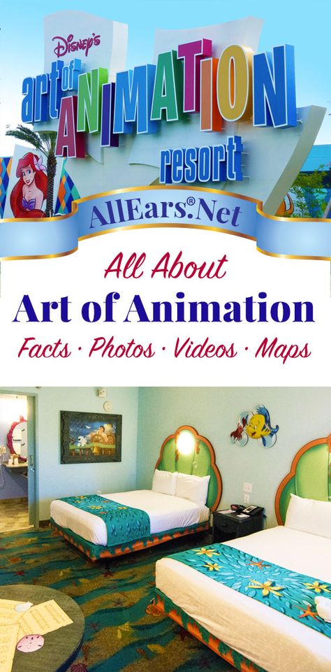Disney Art Of Animation Resort, Art Of Animation Disney World, Disney World Map, Disney Art Of Animation, Art Of Animation Resort, Disney World Secrets, Florida Holiday, Disney Resort Hotels, Disney World Hotels