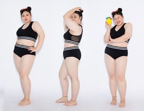 Plus-Size Women in Korea - The Impact of Plus-Size Fashion - Kworld Now Fat Woman Reference, Fat Body Reference, Average People, Body References, Life Drawing Reference, Figure Drawing Poses, Anatomy Poses, People Poses, Modelos Plus Size