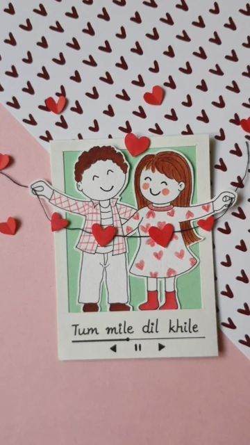 Handmade Anniversary Gifts For Husband, Handmade Gift Ideas For Husband Birthday, Anniversary Drawings, Tum Mile Dil Khile, Handmade Gifts For Bf, Girly Sketches, Exam Tension, February Vibes, Tum Mile