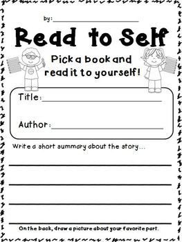 Reading Stations FREEBIE!  Response sheets for Read to Self, Read to Someone, Listening, Writing, and Word Study.  ENJOY! Reading Rotations, Daily 5 Reading, Read To Someone, Read To Self, Reading Stations, 3rd Grade Reading, Work Time, Independent Reading, Book Summary