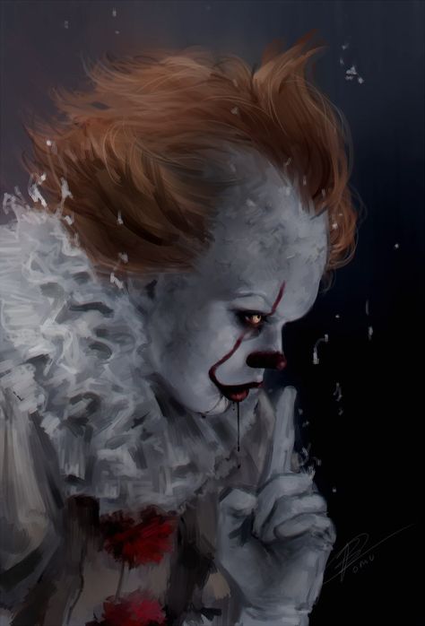 Pennywise Es Pennywise, Bill Skarsgard Pennywise, Clown Horror, Film Horror, Pennywise The Clown, Pennywise The Dancing Clown, Scary Wallpaper, Horror Movie Icons, Horror Artwork