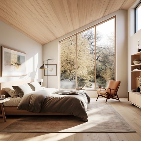 7+ Key Elements of Scandinavian Bedroom Design • 333+ Images • [ArtFacade] Master Bedrooms Scandi, Scandinavian Home Design Architecture, Scandinavian Minimalist Interior Design, Scandinavian Hotel Room, Weekend House Interior, California Modern Bedroom, Wood Wall Bedroom, Modern Scandinavian Cabin, Scandinavian Farmhouse Interior