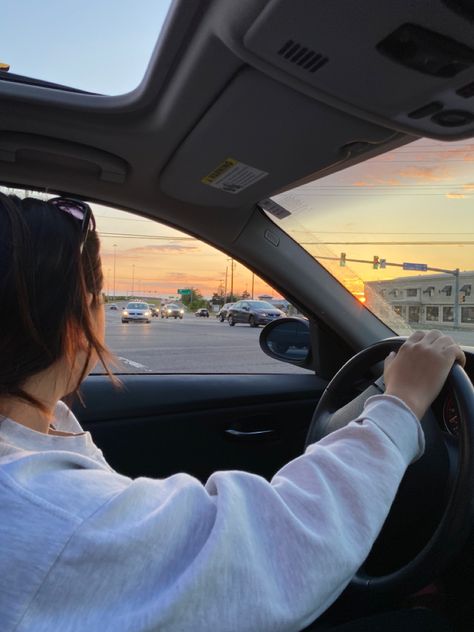 Car Drives Aesthetic Summer, Driving Woman Aesthetic, Driving In Summer Aesthetic, Driving In The Summer, Car Vlog Aesthetic, Women Driving Aesthetic, Learning Driving Aesthetic, New Suv Aesthetic, Learn To Drive Vision Board