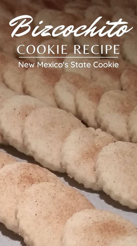 Santa Fe, New Mexico Cookies, New Mexico State Cookie, New Mexico Desserts, Biscochitos Recipe Mexico, Bizcochitos Cookie, Biscochitos New Mexico, Easy Biscochitos Recipe, Mexican Cookies Traditional