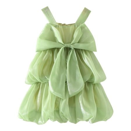 Occasion: Any occasion Gender: Girls Pattern type: Solid Color Sleeve type: Sleeveless If you have any questions, please feel to contact us Size chart: Size:80 Recommended age:12-18 Months Waist:52cm/20.47'' Length:44cm/17.32'' Size:90 Recommended age:18-24 Months Waist:54cm/21.26'' Length:47cm/18.50'' Size:100 Recommended age:2-3 Years Waist:56cm/22.05'' Length:50cm/19.69'' Size:110 Recommended age:3-4 Years Waist:58cm/22.83'' Length:53cm/20.87'' Size:120 Recommended age:4-5 Years Waist:60cm/23 Spring Dresses With Sleeves, Pink Dresses For Kids, Clothes Green, Toddler Girl Dresses Summer, Newborn Girl Dresses, Princess Dance, Girls Spring Dresses, Yellow Dress Summer, Toddler Girl Summer