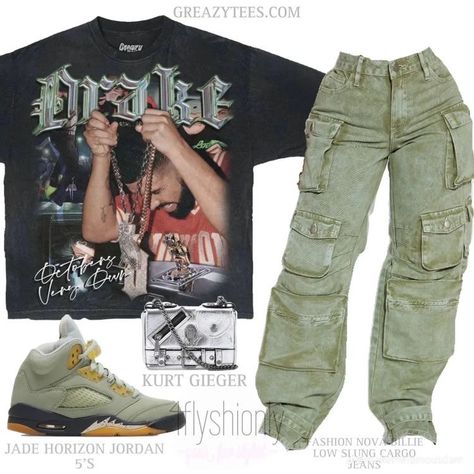 Casual Shein Outfit Ideas, White Cement Reimagined 3s Outfit, Lucky Green 3s Outfit, Temu Outfit Ideas, Christian Zero Tre Outfits, Teen Swag Outfits Summer, Birthday School Outfit, Casual Birthday Outfit, Outfit For Concert