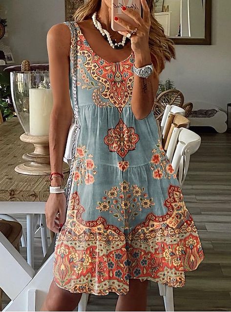 Bohemian style dresses