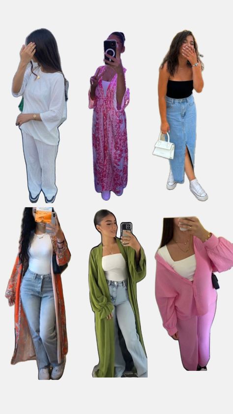 Demandez en commentaire les ref Outfit Ideas Jupe, Idee Outfit Ete, Halal Outfit, Outfit Zara Drip, Outfit Ete, Outfit Aesthetic Summer, Outfits Ideas Summer, Outfit Shein, Zara Style