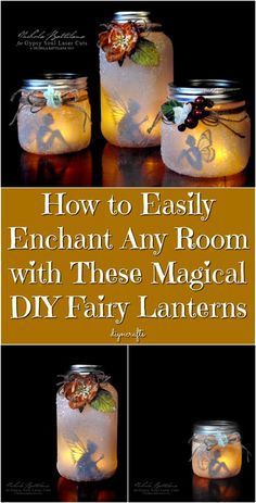 How to Easily Enchant Any Room with These Magical DIY Fairy Lanterns {Easy Tutorial} My daughter's birthday is coming up, and I was trying to think of something really cool that I could make her as a special gift. She's really into fantasy stuff like fairies and unicorns, so I was looking for a fantasy-themed art project that would look cool in her room. I ended up finding the perfect project for creating stunning DIY fairy lanterns. I can't wait to make one of these for her. #diy #cute #decor Mason Jar Crafts, Fairy Lanterns, Daughter's Birthday, Fantasy Stuff, Fairy Jars, Diy Fairy, Crafts To Make And Sell, Gifts Handmade, Fun Craft