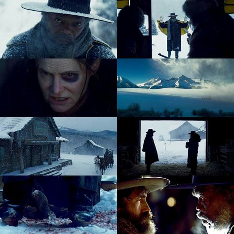 Hateful Eight Cinematography, Robert Richardson Cinematography, The Hateful Eight Cinematography, Tarantino Cinematography, Scene Composition, Directed By Quentin Tarantino, Robert Richardson, Frame Composition, The Hateful Eight