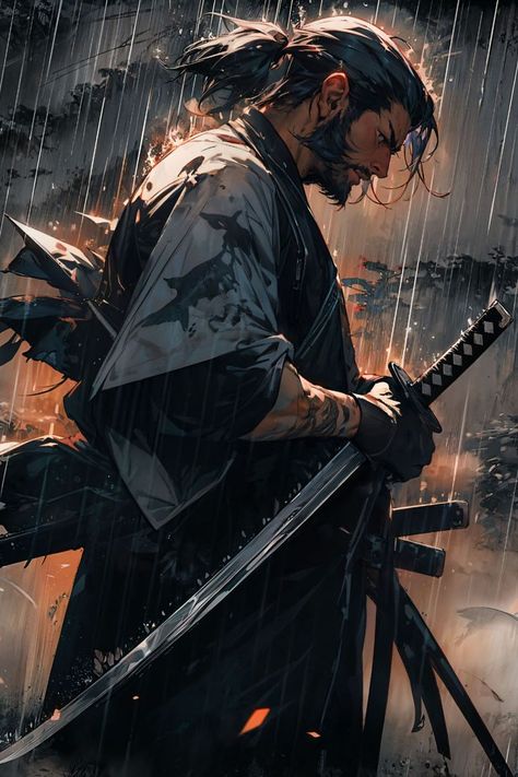 Guerriero Samurai, Samurai Warrior Tattoo, Ronin Samurai, Wallpaper Digital Art, Japanese Art Samurai, Beginner Artist, Warrior Concept Art, Samurai Wallpaper, Samurai Anime