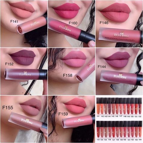 Bold Lipstick Makeup, Matte Lip Stain, Matte Lipstick Shades, Lipstick For Dark Skin, Makeup Order, Simple Makeup Tips, Bold Lipstick, Batons Matte, Lipstick Kit