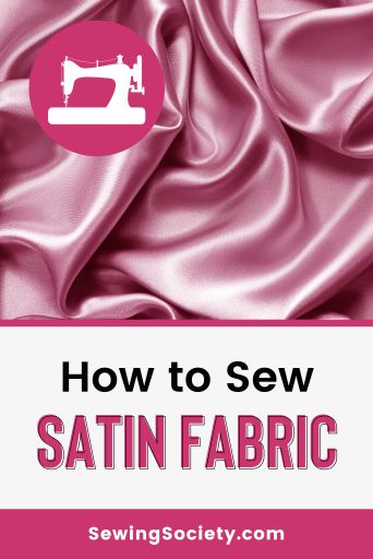 Tips for Sewing Satin Fabric – Sewing Society Couture, Satin Fabric Crafts Diy Projects, Sewing Silk Tips, Tips For Sewing Silky Fabric, Satin Fabric Ideas, Sewing Polyester Fabric Tips, How To Sew A Satin Dress, How To Sew Satin Fabric, Sewing Silky Fabric