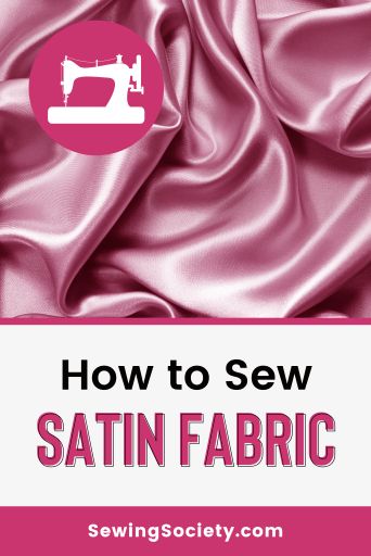 Tips for Sewing Satin Fabric – Sewing Society Couture, Sewing Silk Tips, Satin Fabric Crafts Diy Projects, Tips For Sewing Silky Fabric, Satin Fabric Ideas, Satin Fabric Crafts, Sewing Polyester Fabric Tips, How To Sew A Satin Dress, How To Sew Satin Fabric