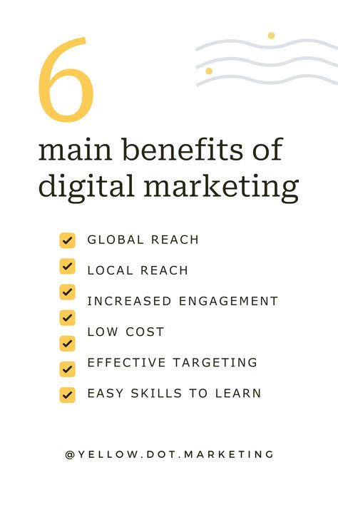 Digital marketing provides many advantages, here are some of the most impactful benefits of digital marketing: - Global reach - Loccal reach - Increased engagement - Low cost - Effective targeting -Easy skills to learn Learn mroe about how digital marketing can help make your company recession proof. Benefits Of Digital Marketing, Digital Marketing Skills, Digital Marketing Story Ideas, Digital Marketing Content Ideas, Digital Marketing Post Ideas, Digital Marketing Reels, Digital Marketing Post, Recession Proof, Digital Marketing Content