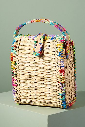Couture, Basket Bags, Wicker Bags, Embroidery Bags, Colorful Bags, Raffia Bag, Bags Designer Fashion, Straw Bags, Unique Bags