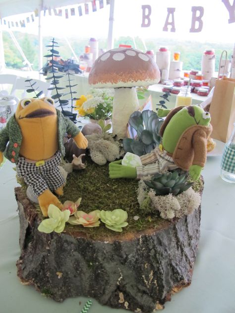 Frog And Toad Themed Party, Frog And Toad Nursery Theme, Frog And Toad Cake, Frog And Toad Baby Shower Theme, Frog And Toad Birthday Party, Frog And Toad Party, Frog And Toad Birthday, Toad Birthday Party, Frog Baby Shower Theme