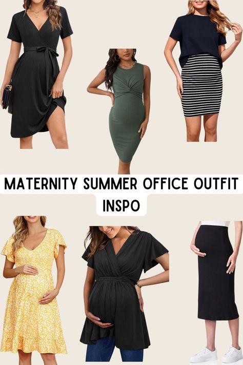 Summer maternity office outfits ensure that pregnant women remain stylish and comfortable at work. Maternity Outfits, Maternity Outfit Office, Corporate Maternity Outfits, Maternity Office Outfits, Outfit Office, Maternity Trousers, Summer Maternity, Maternity Outfit, Growing Belly