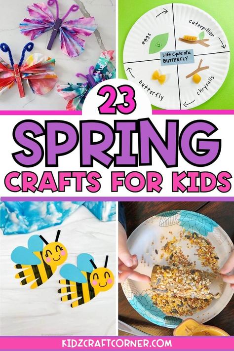 Discover the joy of spring with our delightful collection of easy and fun spring crafts for preschoolers! Explore DIY projects perfect for little hands, bringing the beauty of the season indoors. From colorful flower crafts to adorable nature-inspired creations, these preschool spring crafts will spark creativity and smiles. Dive into the world of spring with our fantastic ideas for crafting unforgettable memories. Preschool Spring Crafts, Fun Spring Crafts, Spring Crafts For Preschoolers, Sticker Crafts, Spring Toddler Crafts, Springtime Crafts, Spring Arts And Crafts, Preschool Spring, Spring Flower Crafts