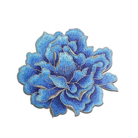 PRICES MAY VARY. High Quality: The sew-on patch is delicate with elegant appearance, made of high-quality polyester. Unique Design: It includes 1pcs peony patch（Size: 5.6*4.9inch). With appealing and featuring peony floral design, it is vivid and eye-catching. Perfect for Creative Sew: The applique patch is perfect for handmade arts and crafts projects, to show your individual personality. You can use the patch to DIY clothing, jackets, jeans, backpacks, bags,hats, shoes, and Arts Craft Sew Maki Diy Clothing, French Embroidery, Blue Peony, Blue Peonies, Floral Patches, Hand Embroidery Projects, Jackets Jeans, Sewing Trim, Crafts Projects