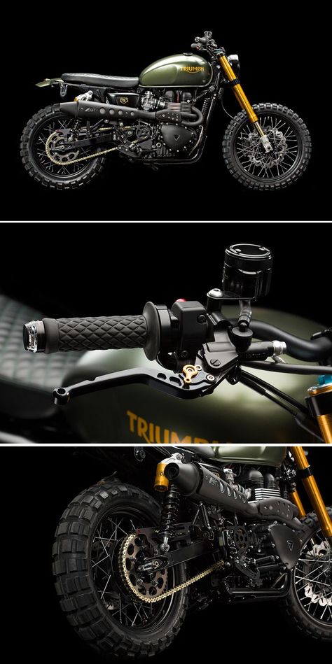 Custom Triumph Scrambler, Triumph Scrambler Custom, Scrambler Bike, Honda Cb300r, Custom Scrambler, Custom Triumph, Brembo Brakes, Moto Triumph, Мотоциклы Harley Davidson