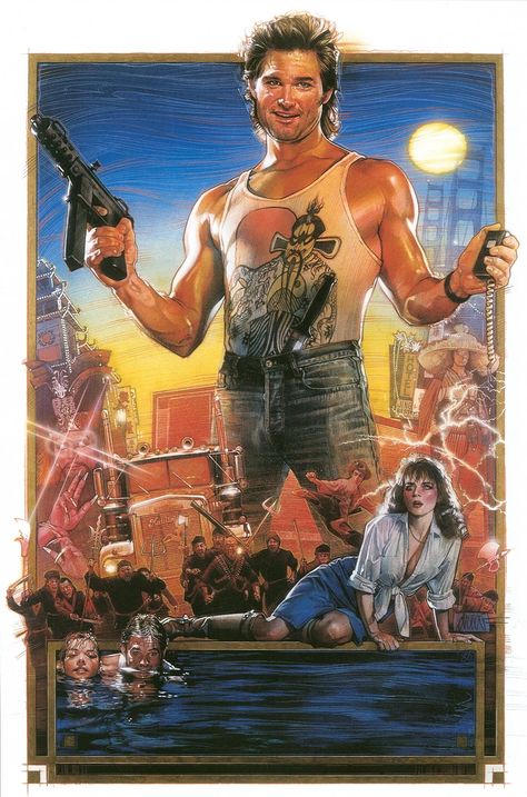 Drew Struzan, James Hong, Big Trouble In Little China, 80s Movie Posters, Movie Talk, Movie Posters Design, Goonies, Movie Buff, Movie Poster Art