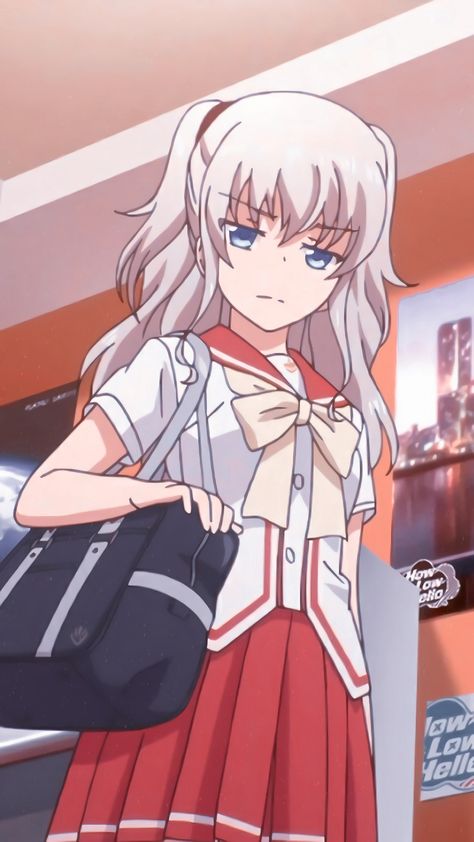 Kawaii, Charlotte Nao Tomori, Charlotte Wallpaper, Dark Deku, Charlotte Anime, Wallpapers Anime, Anime Collection, Stage Play, Anime Cat