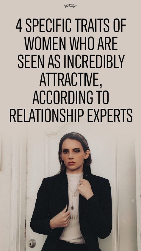 There's something about certain women that is seen as attractive to men. Our relationship experts reveal their secrets so you can use them, too! Strong Women Style, High Status Woman, Outfits Men Find Attractive On Women, What Do Men Like In Women, Outfits Men Like On Women, Outfits Men Love On Women, What Men Find Attractive In Women, 9 Types Of Men Femme Fatale, Intelligent Women Quotes