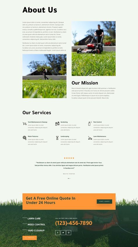 Yard Cleanup, Library Icon, Divi Theme, Lawn Service, Landscape Maintenance, Lawn Maintenance, Grid Layouts, Landscape Services, Elegant Themes